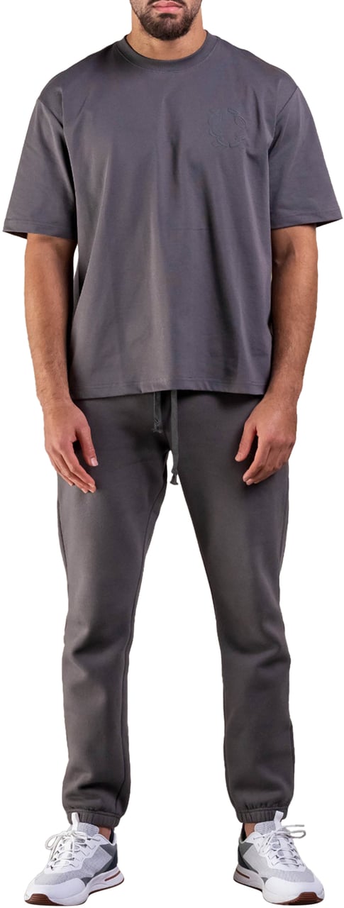 Cou7ure Essentials Classic Logo T-Shirt Grijs