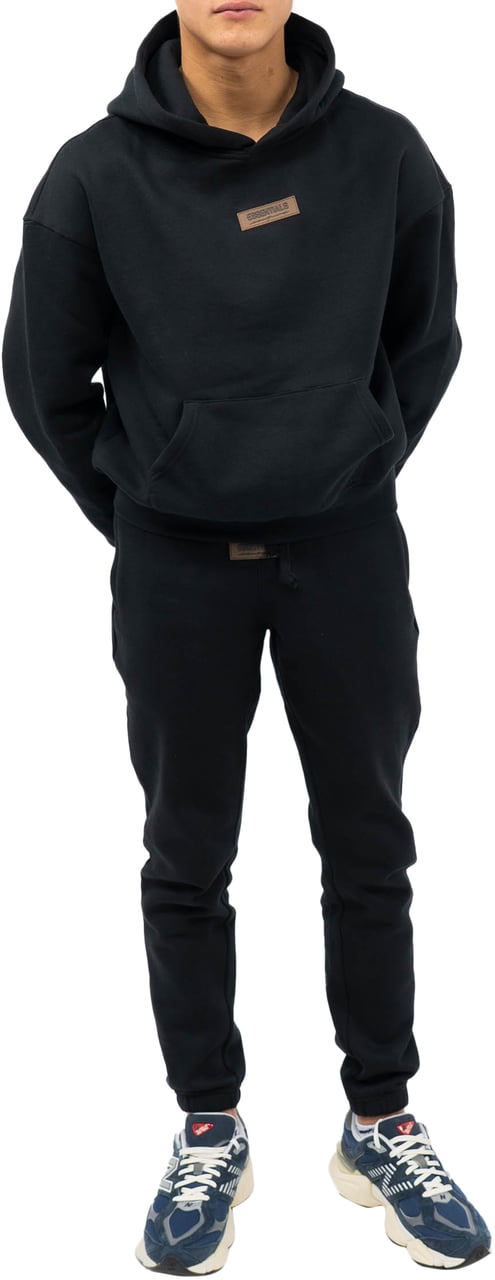 Cou7ure Essentials Kids Rubber Tracksuit Zwart