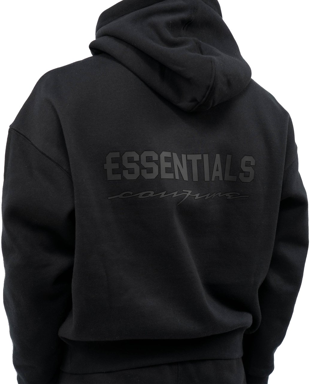 Cou7ure Essentials Kids Rubber Tracksuit Zwart