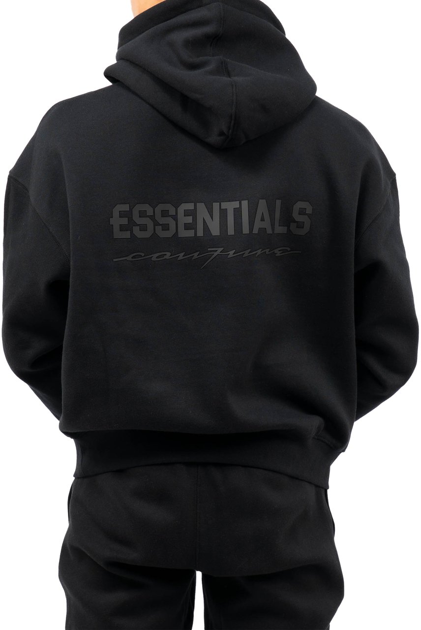 Cou7ure Essentials Kids Rubber Tracksuit Zwart