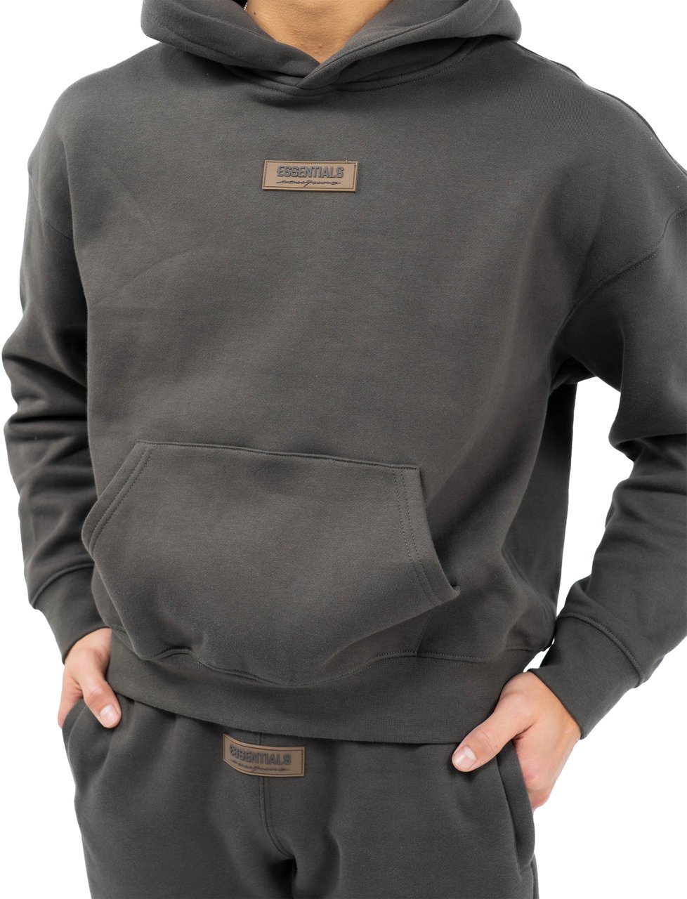 Cou7ure Essentials Kids Rubber Tracksuit Grijs