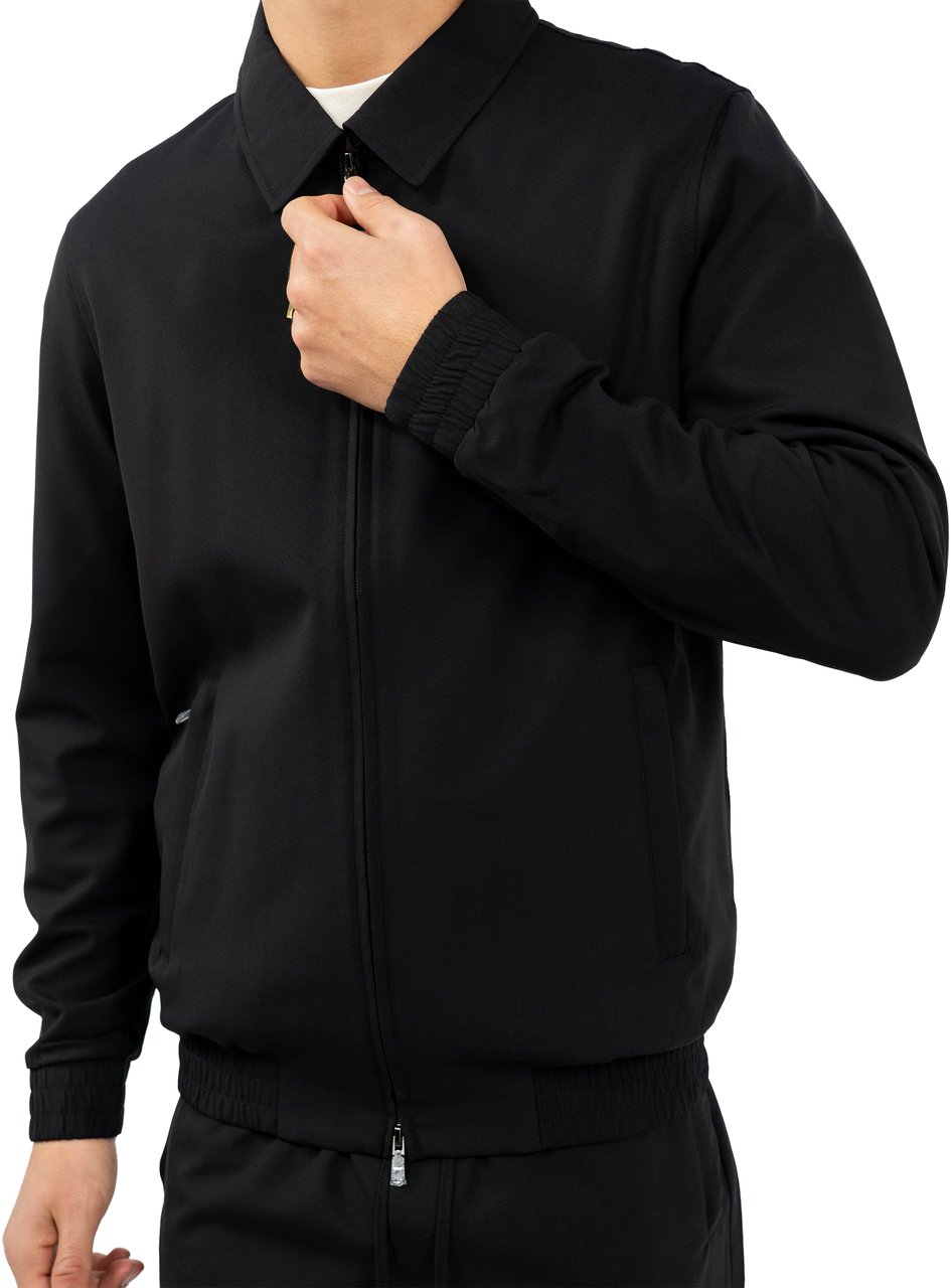 Cou7ure Essentials Reflection Set met Kraag Zwart