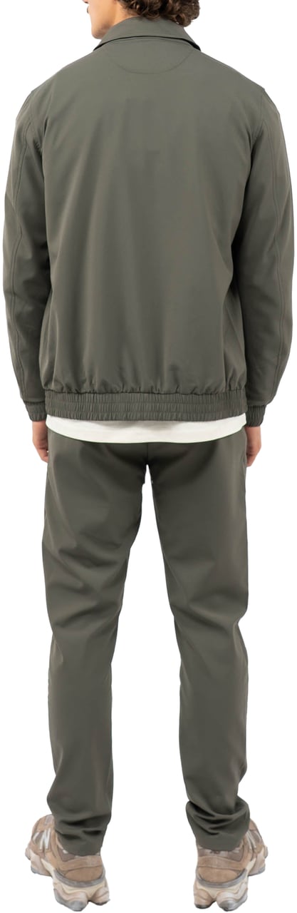 Cou7ure Essentials Reflection Set met Kraag Groen