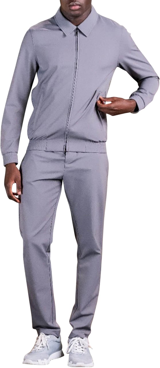 Cou7ure Essentials Reflection Set met Kraag Grijs