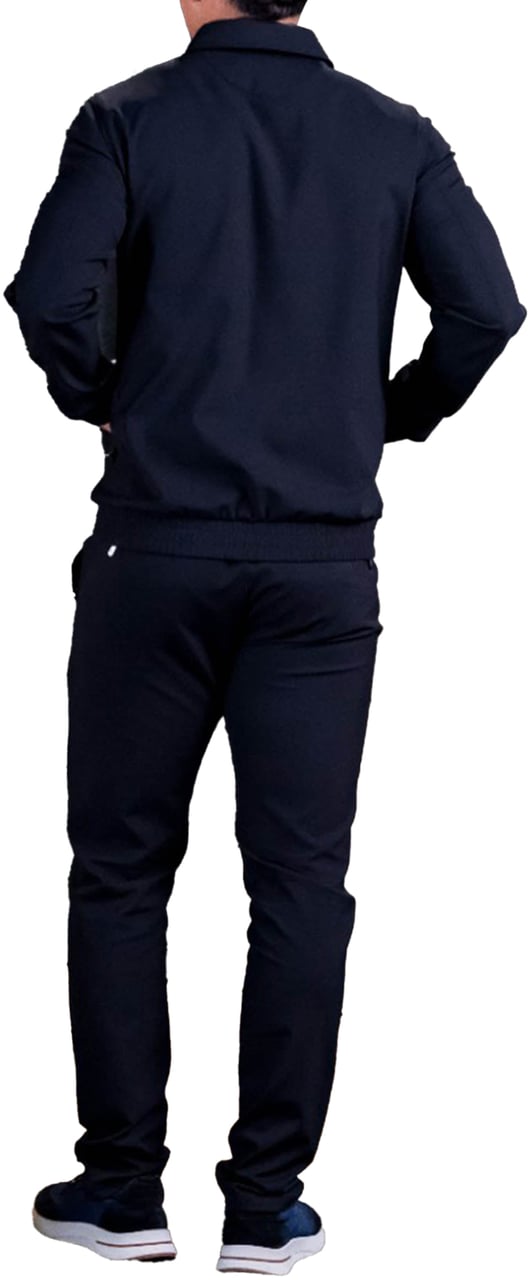 Cou7ure Essentials Reflection Set met Kraag Blauw