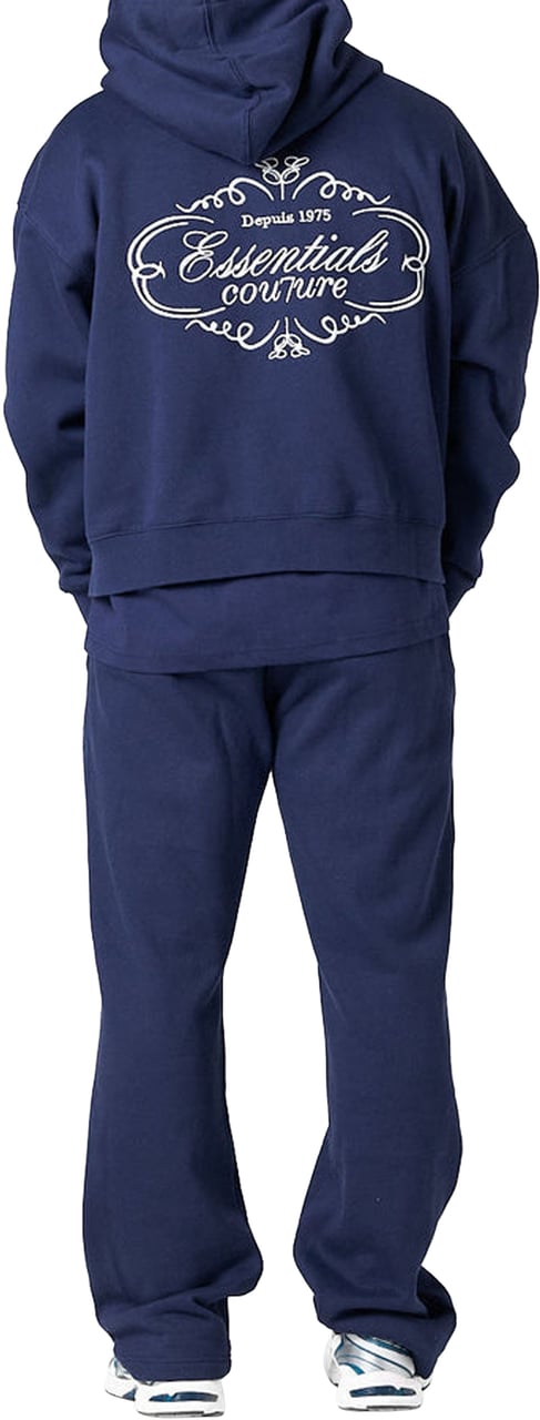 Cou7ure Essentials Royal Hoodie Tracksuit Blauw