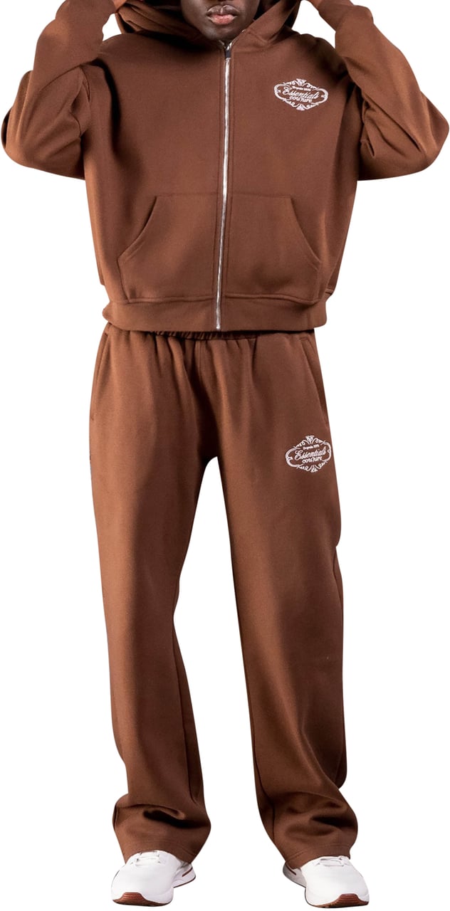 Cou7ure Essentials Royal Zipper Trainingspak Wit