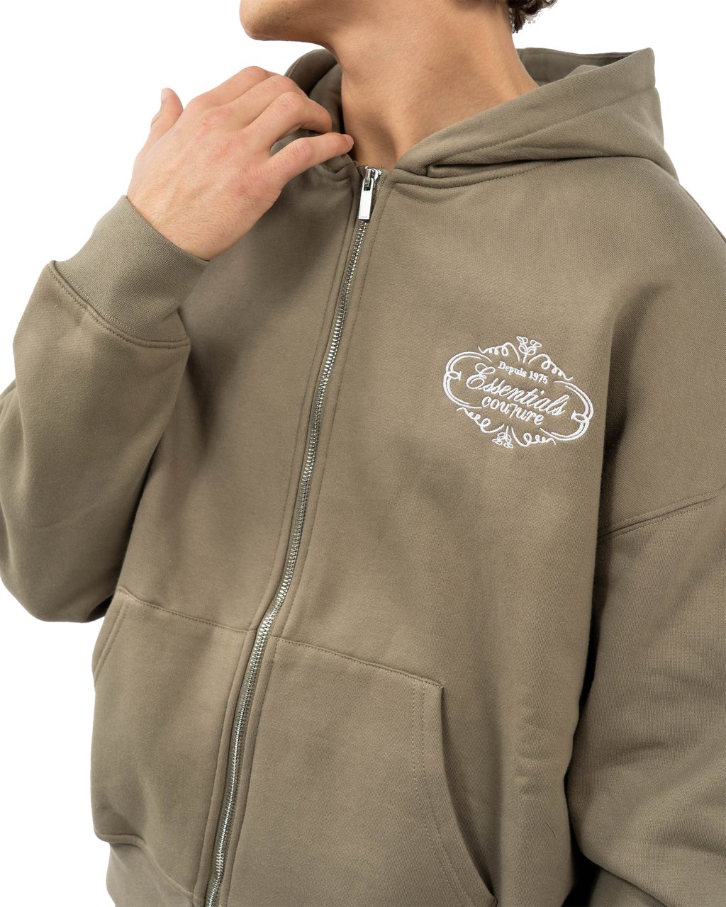 Cou7ure Essentials Royal Zipper Trainingspak Groen