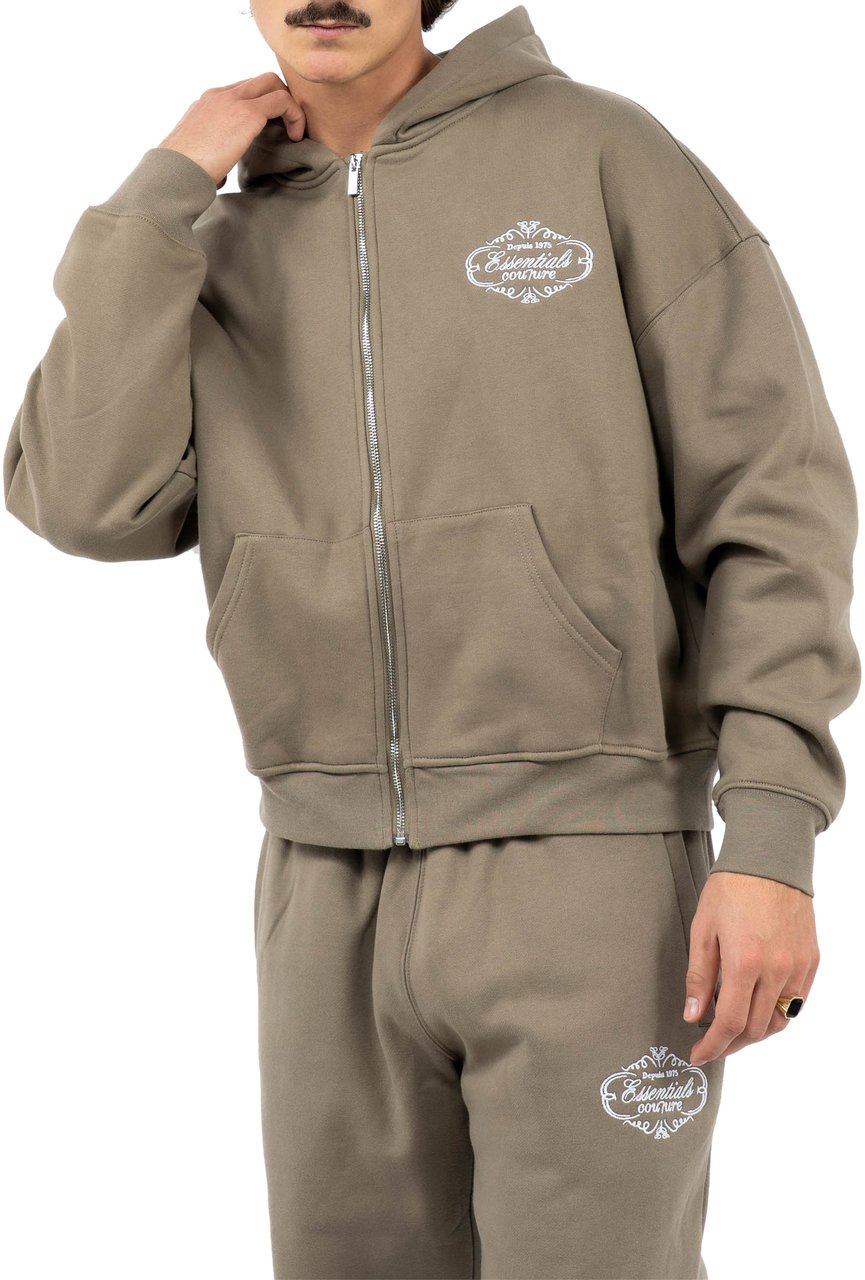 Cou7ure Essentials Royal Zipper Trainingspak Groen