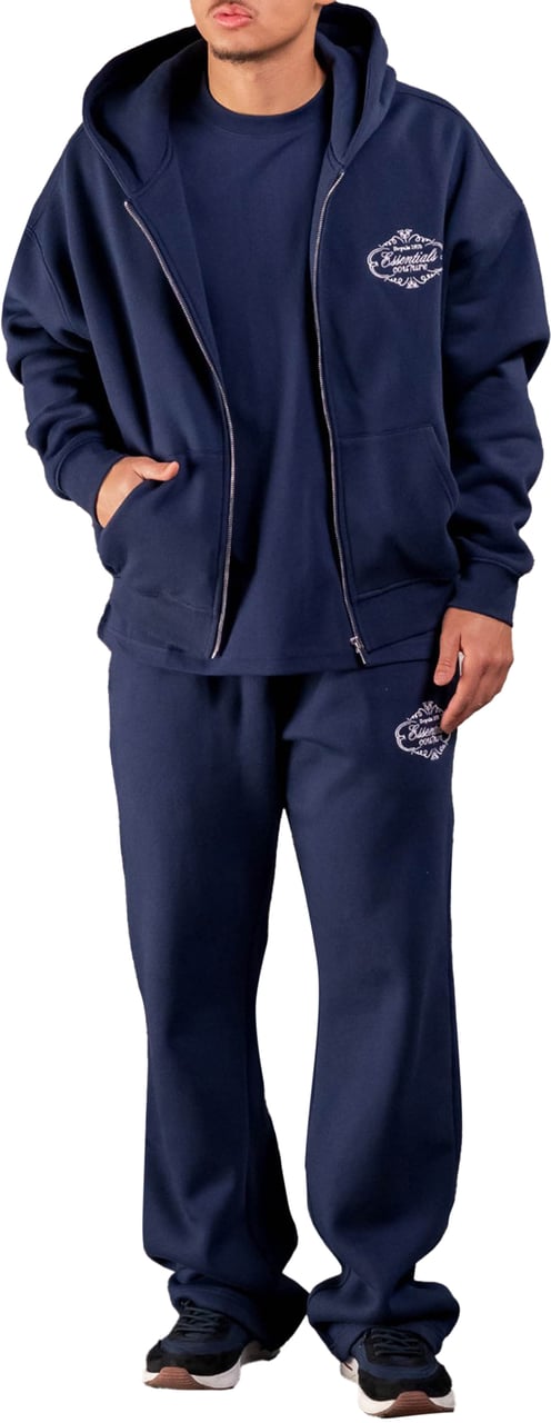 Cou7ure Essentials Royal Zipper Trainingspak Blauw