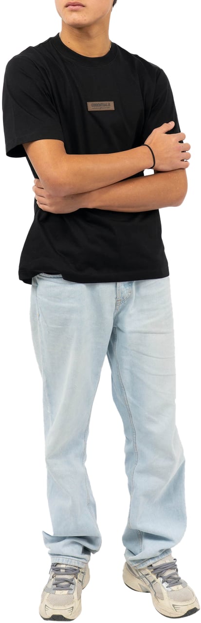 Cou7ure Essentials Rubber T-Shirt Zwart