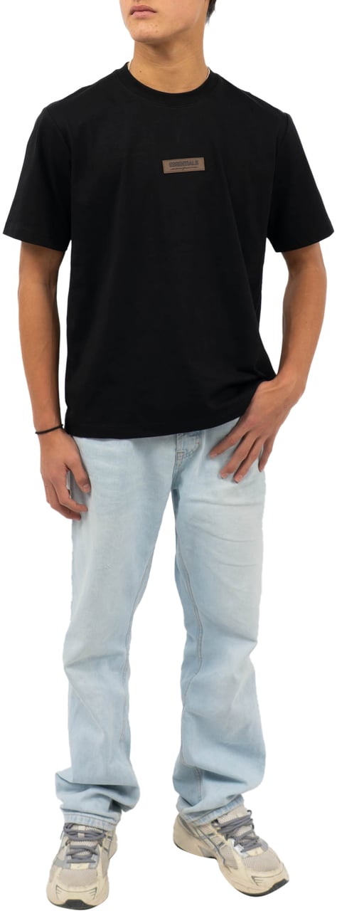 Cou7ure Essentials Rubber T-Shirt Zwart