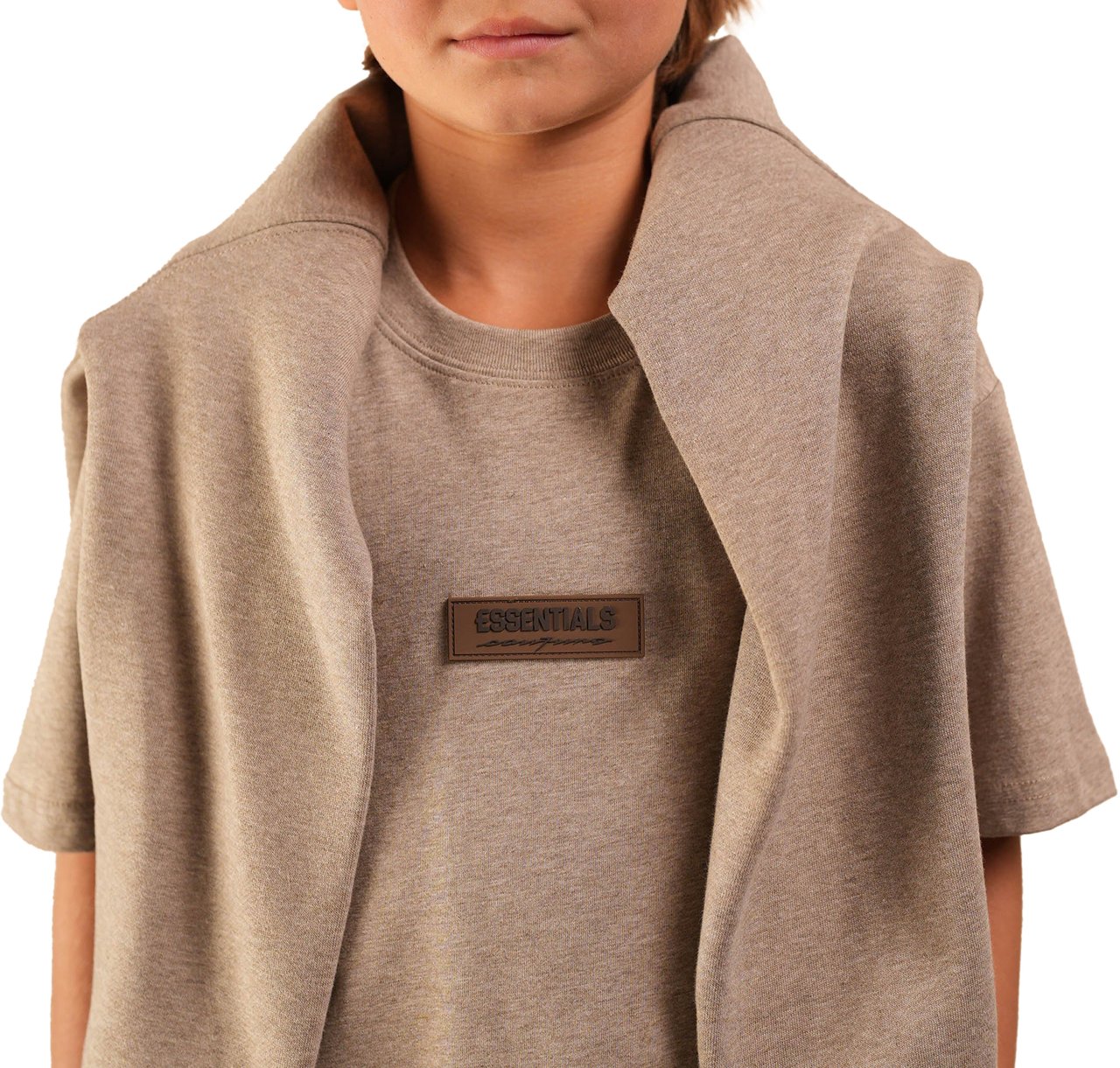 Cou7ure Essentials Rubber T-Shirt Beige