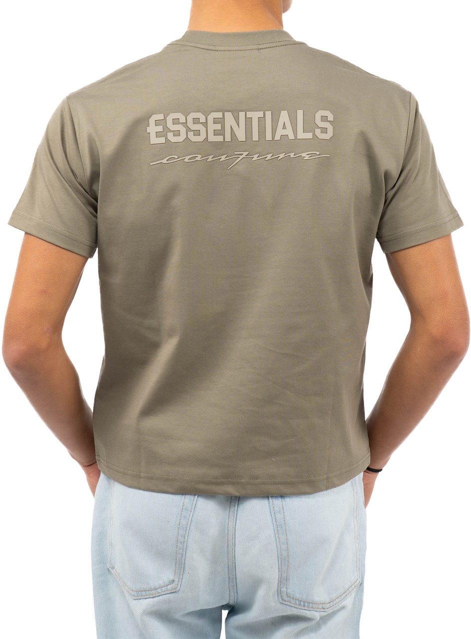 Cou7ure Essentials Rubber T-Shirt Groen