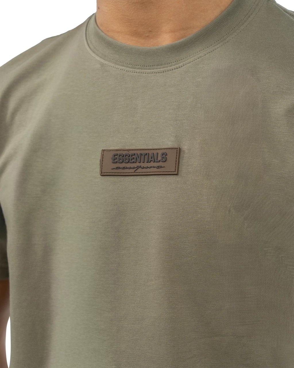 Cou7ure Essentials Rubber T-Shirt Groen