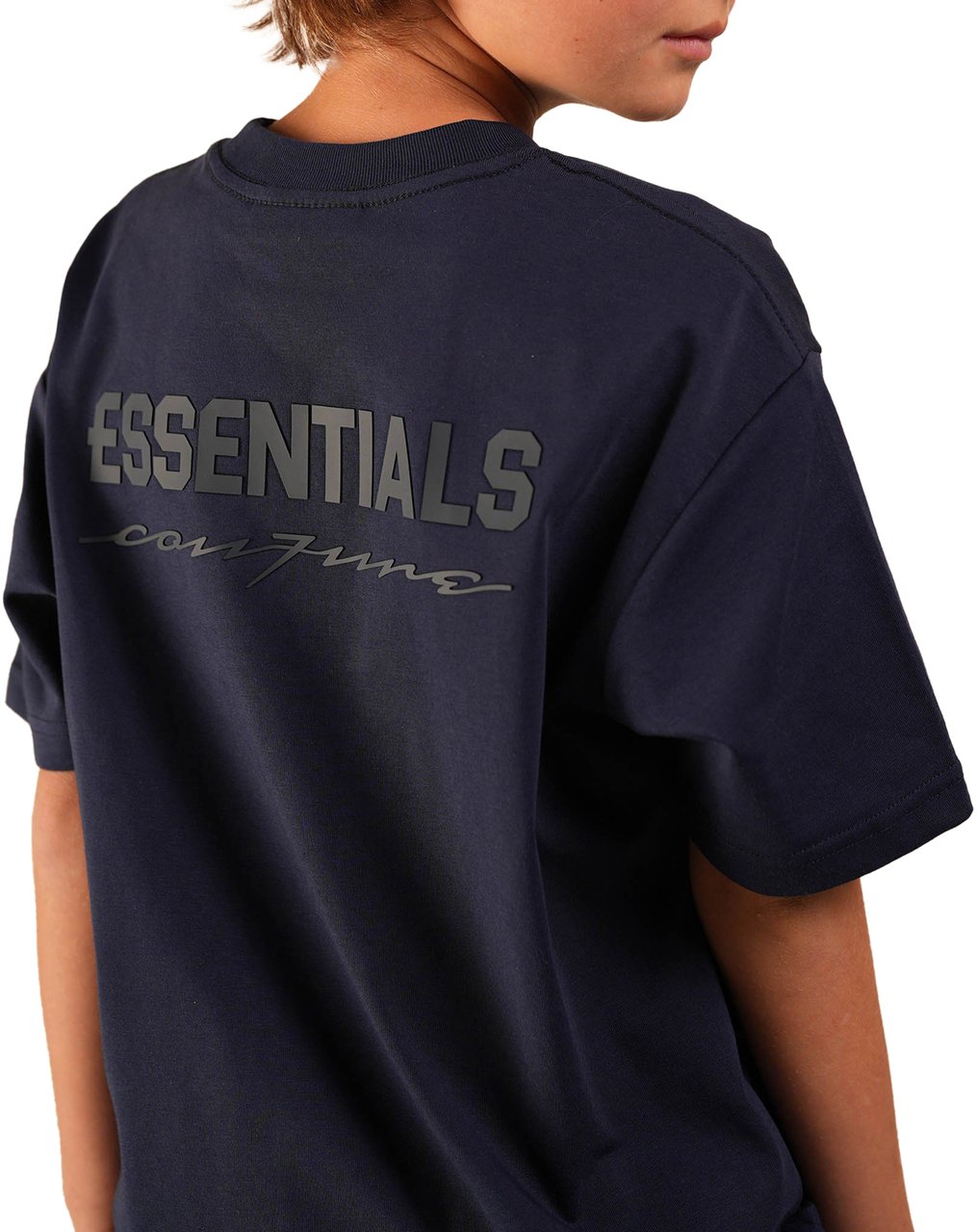 Cou7ure Essentials Rubber T-Shirt Blauw