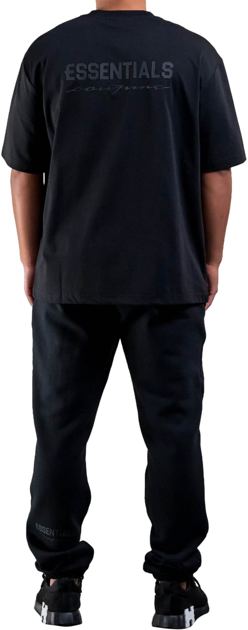 Cou7ure Essentials Rubber T-Shirt Zwart