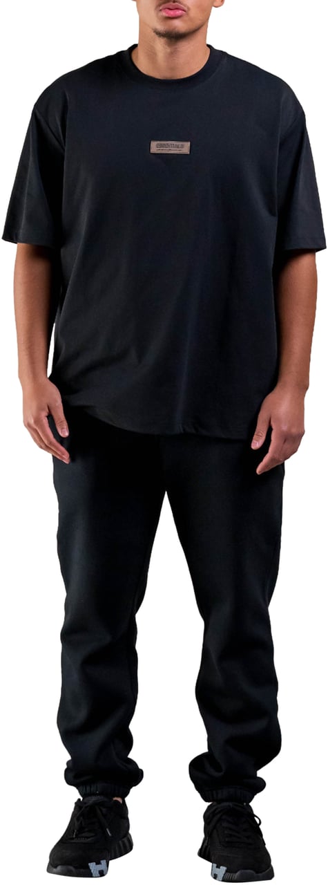 Cou7ure Essentials Rubber T-Shirt Zwart