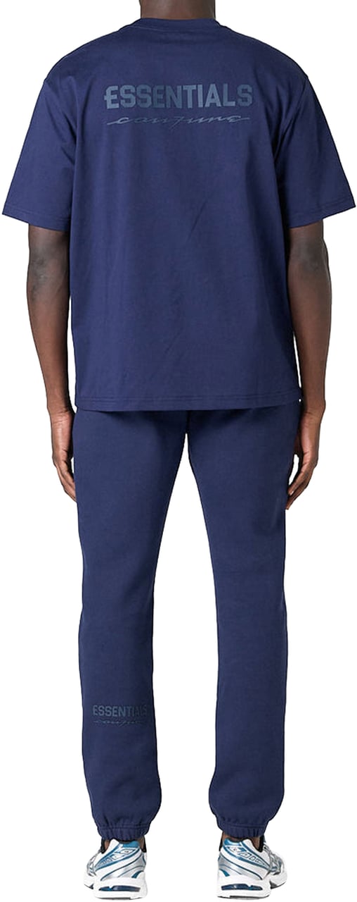 Cou7ure Essentials Rubber T-Shirt Blauw