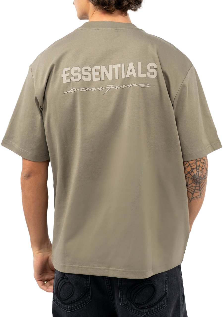 Cou7ure Essentials Rubber T-Shirt Groen