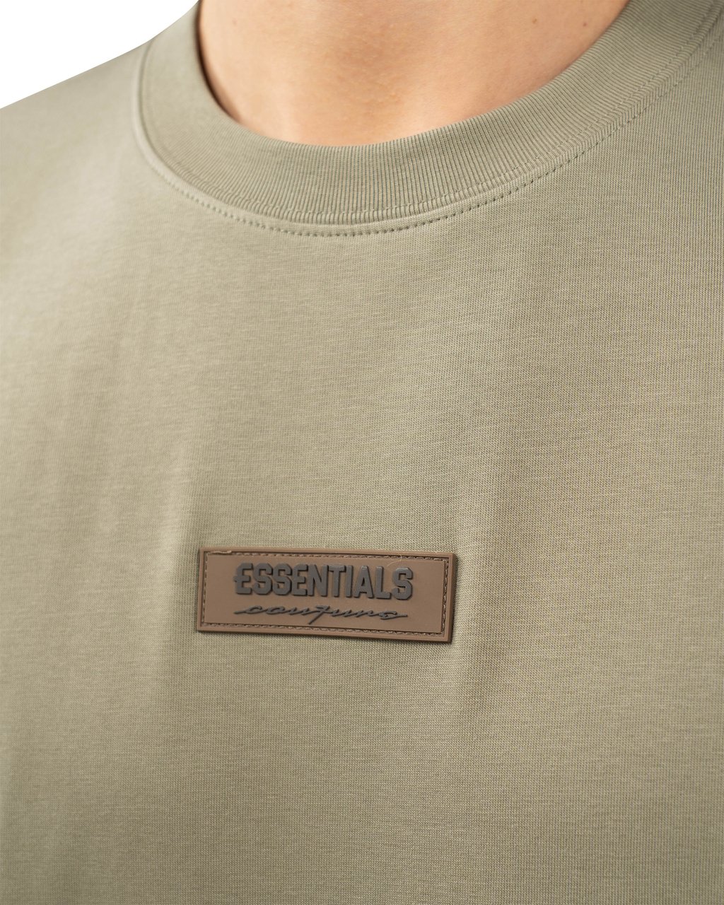 Cou7ure Essentials Rubber T-Shirt Groen