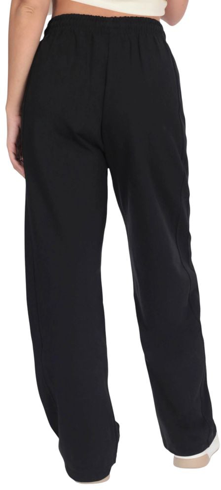 County of Milan Black Cotton Joggers (Workout Pants) Zwart