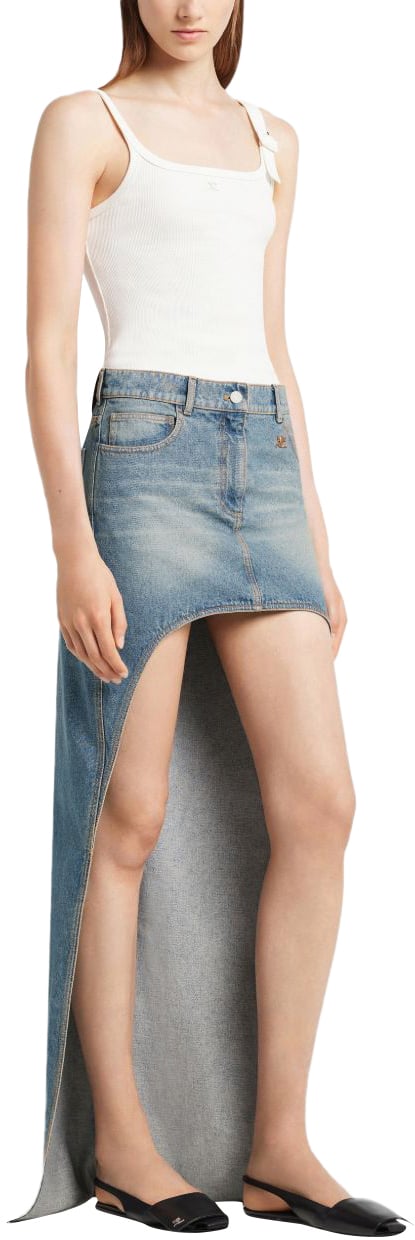 COURREGES Skirts Navy Blauw