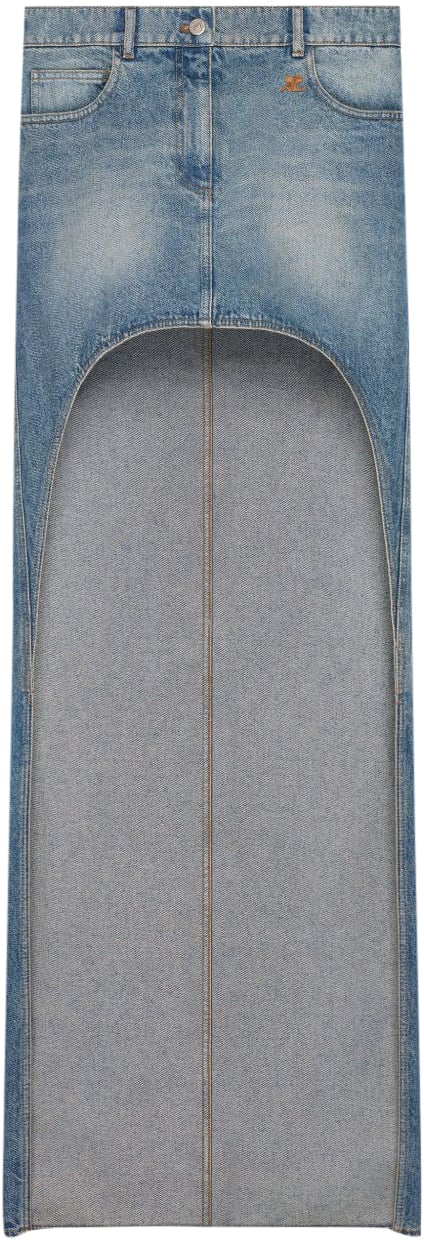 COURREGES Skirts Navy Blauw