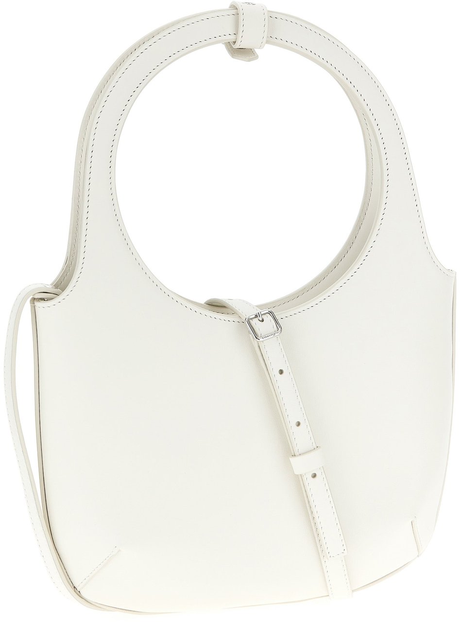 COURREGES Courrèges White Calfskin Handbag Wit