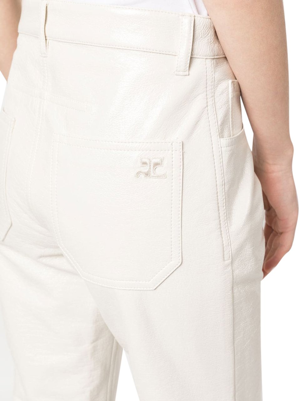 COURREGES Trousers White Wit