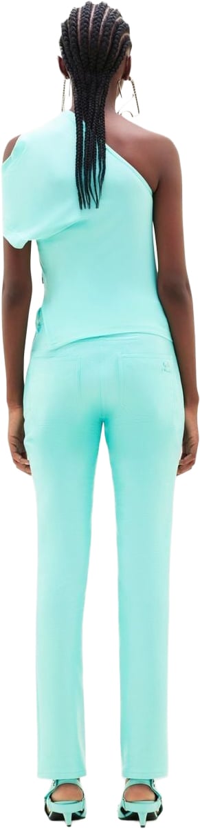COURREGES Trousers Blue Cyaan