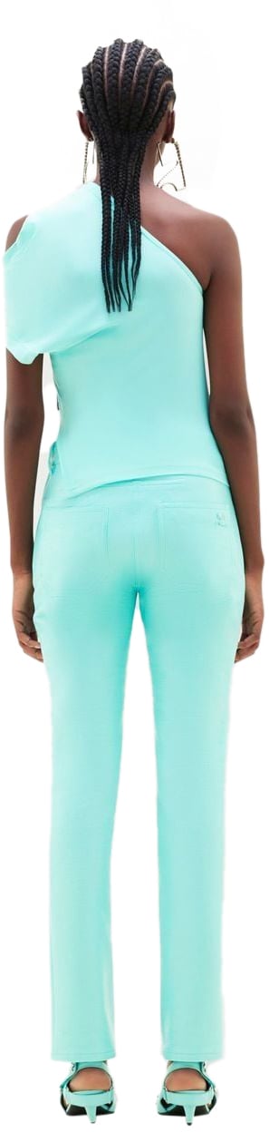 COURREGES Trousers Blue Blauw