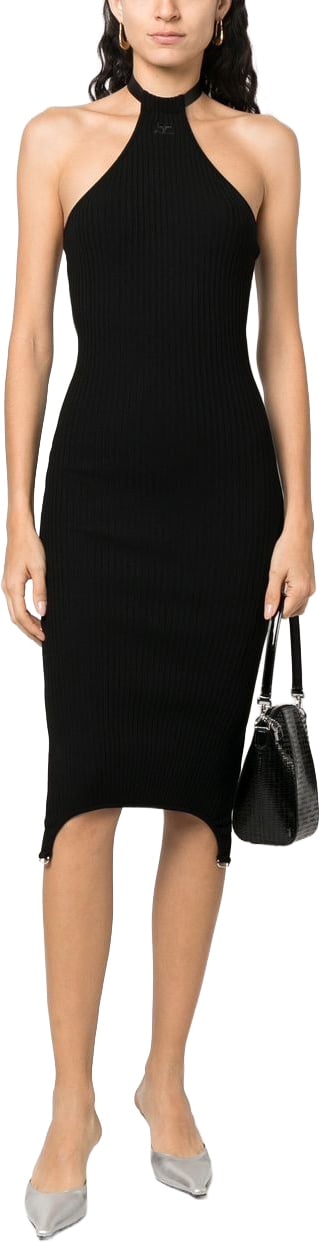 COURREGES Dresses Black Zwart
