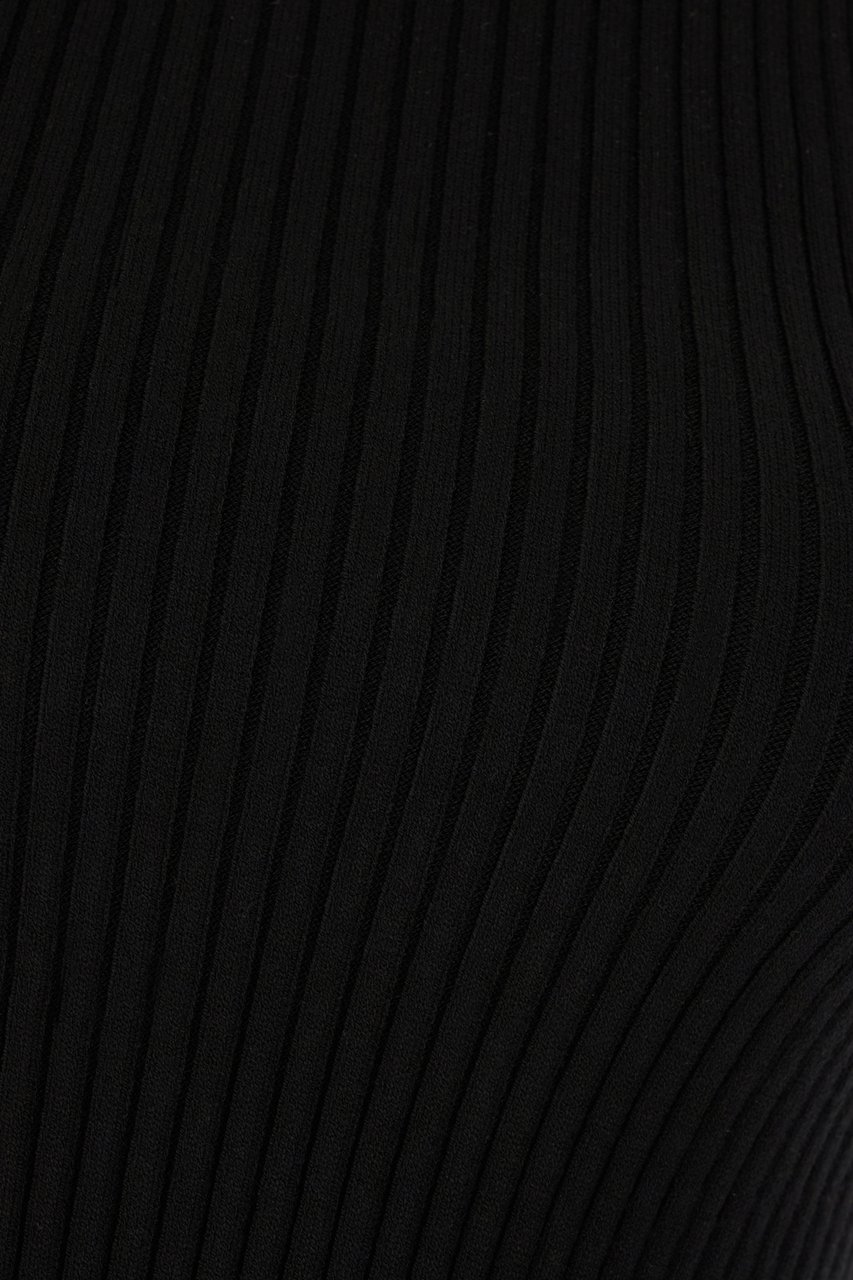 COURREGES Courreges Black viscose blend top Zwart