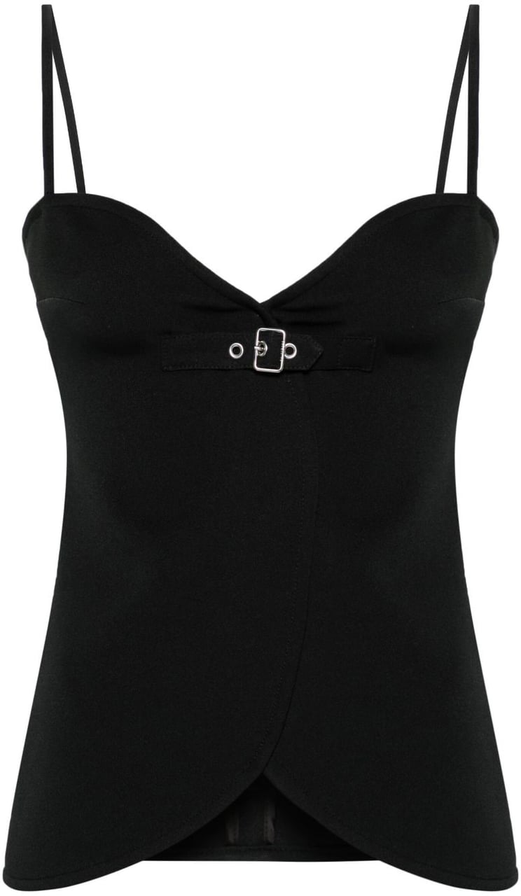 COURREGES Top Black Zwart