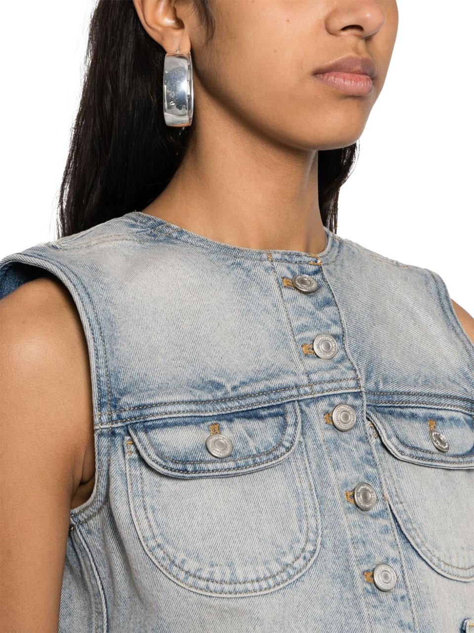 COURREGES Sweaters Clear Blue Blauw