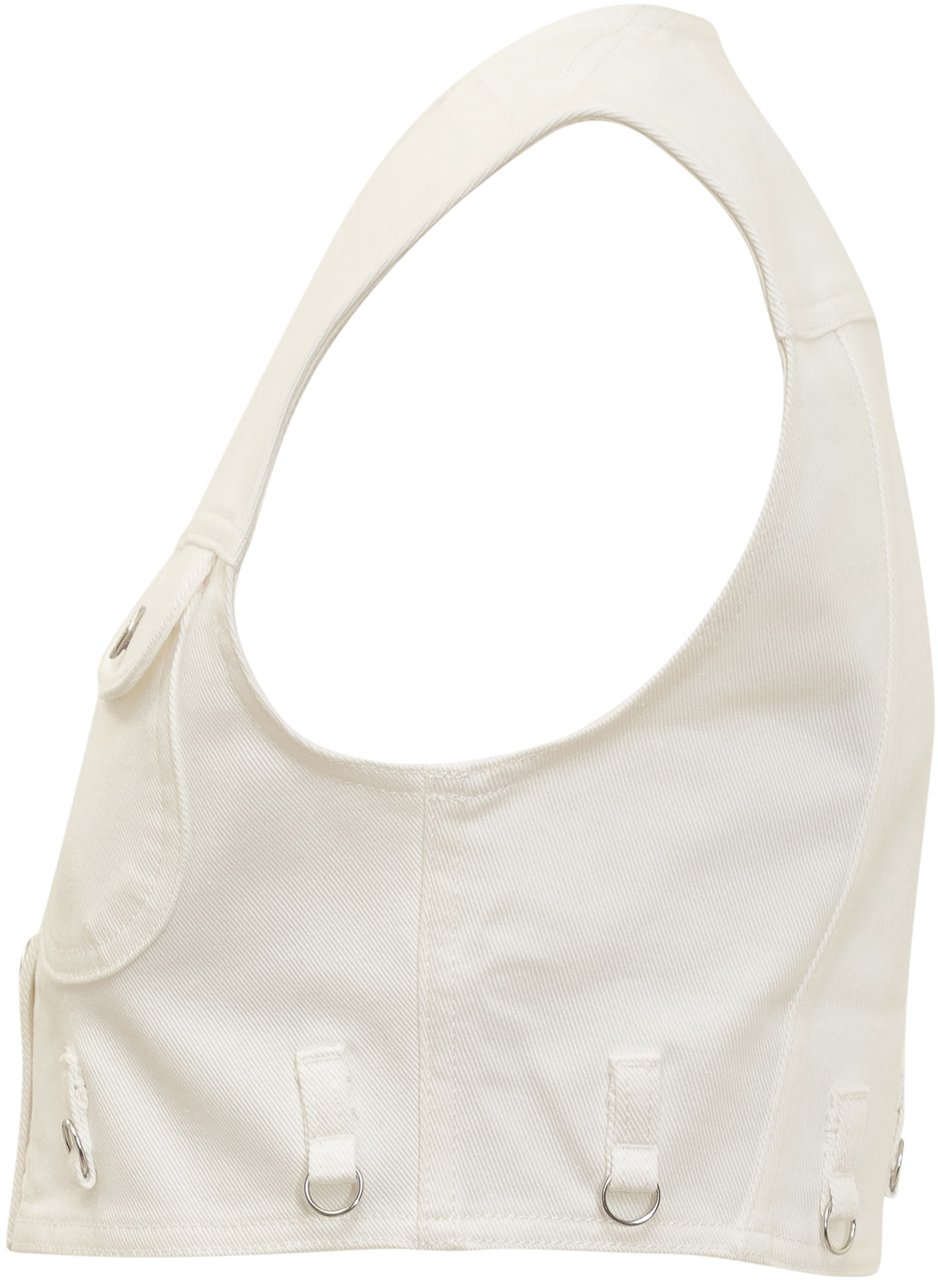 COURREGES Giubbino in Denim Multiflex Wit