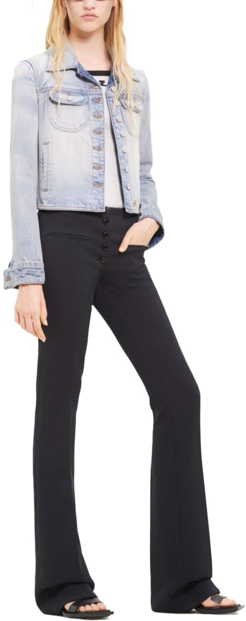 COURREGES Jackets Light Blue Wash Blauw