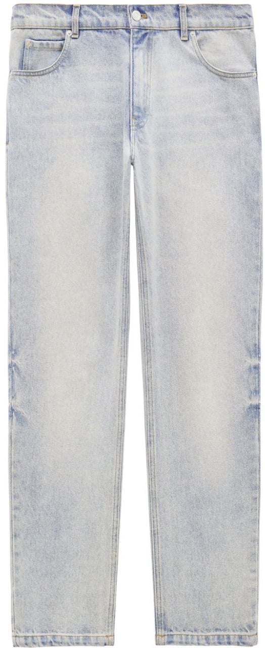 COURREGES Trousers Light Blue Wash Blauw