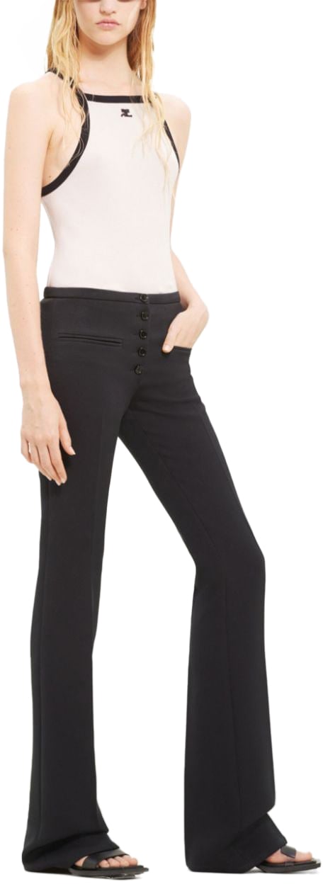 COURREGES Top Lime Stoneblack Divers
