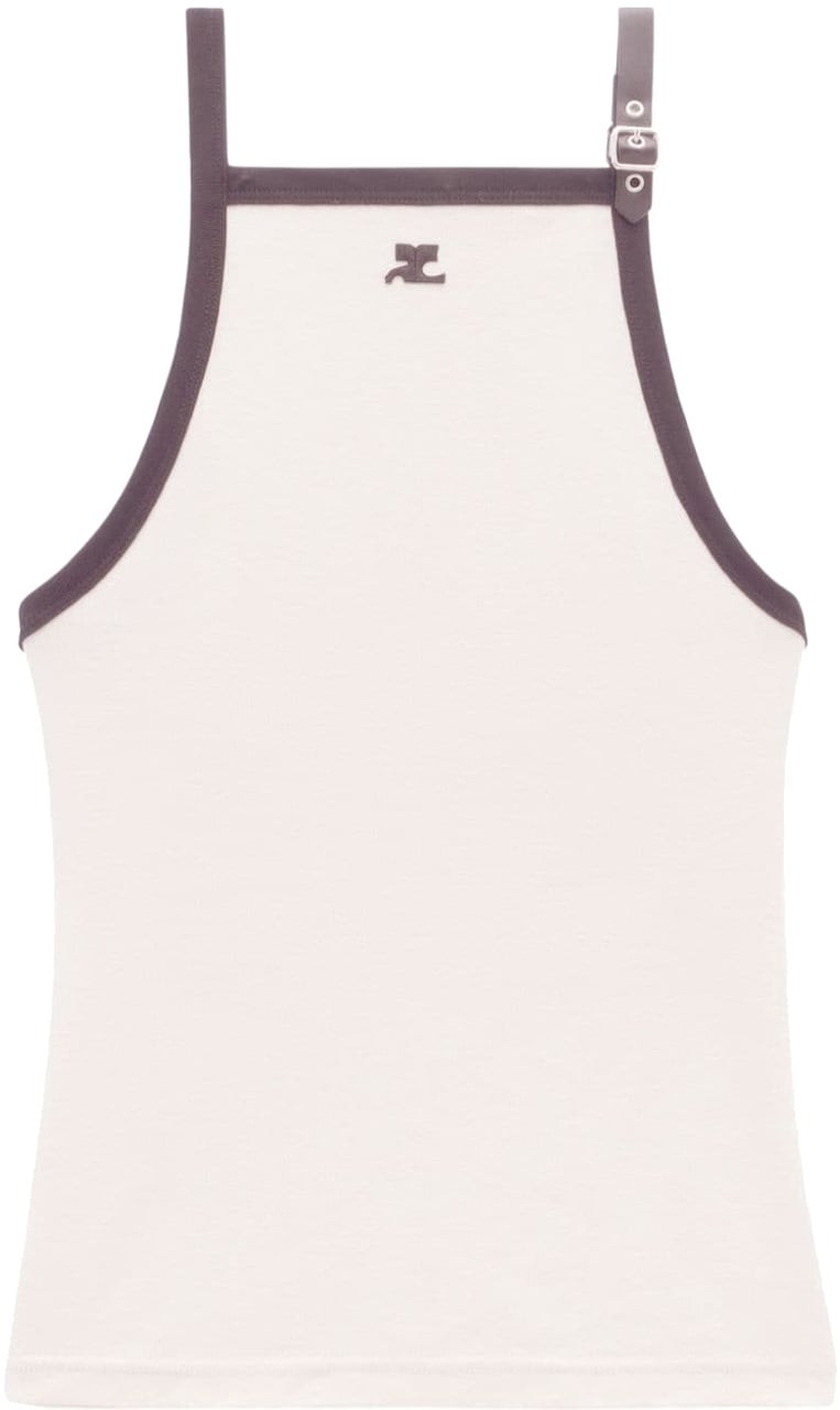 COURREGES Top Lime Stoneblack Divers
