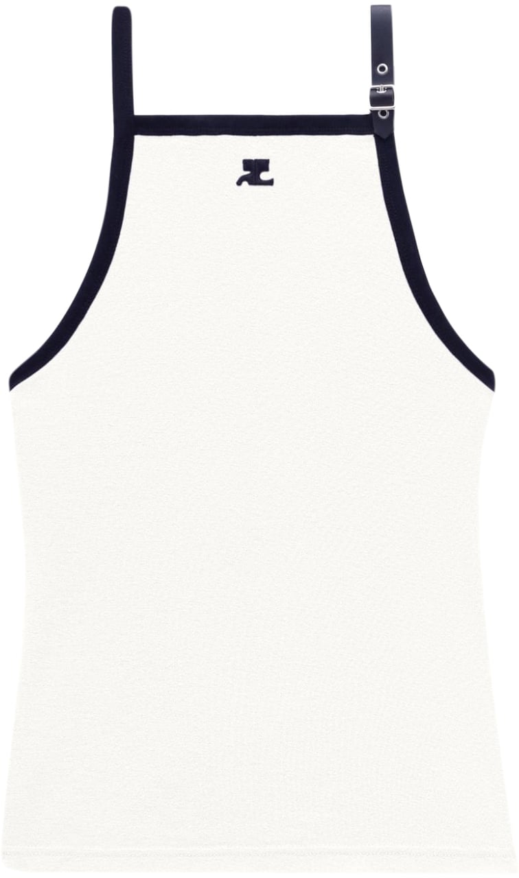COURREGES T-Shirts And Polos Heritage Whiteblack Divers