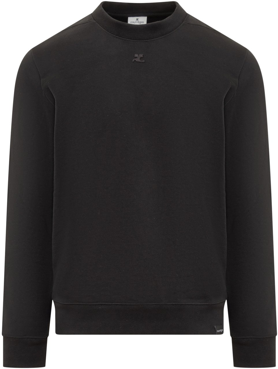 COURREGES Felpa con Logo Zwart