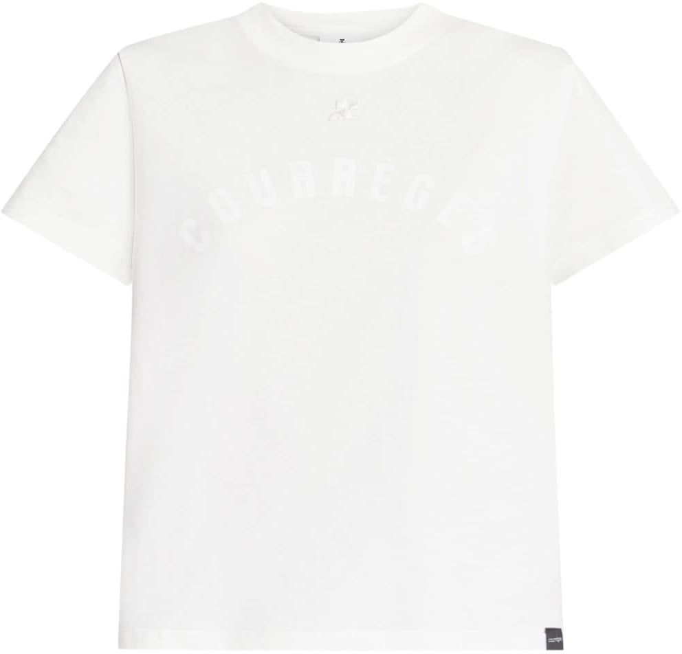COURREGES Top Heritage White Wit