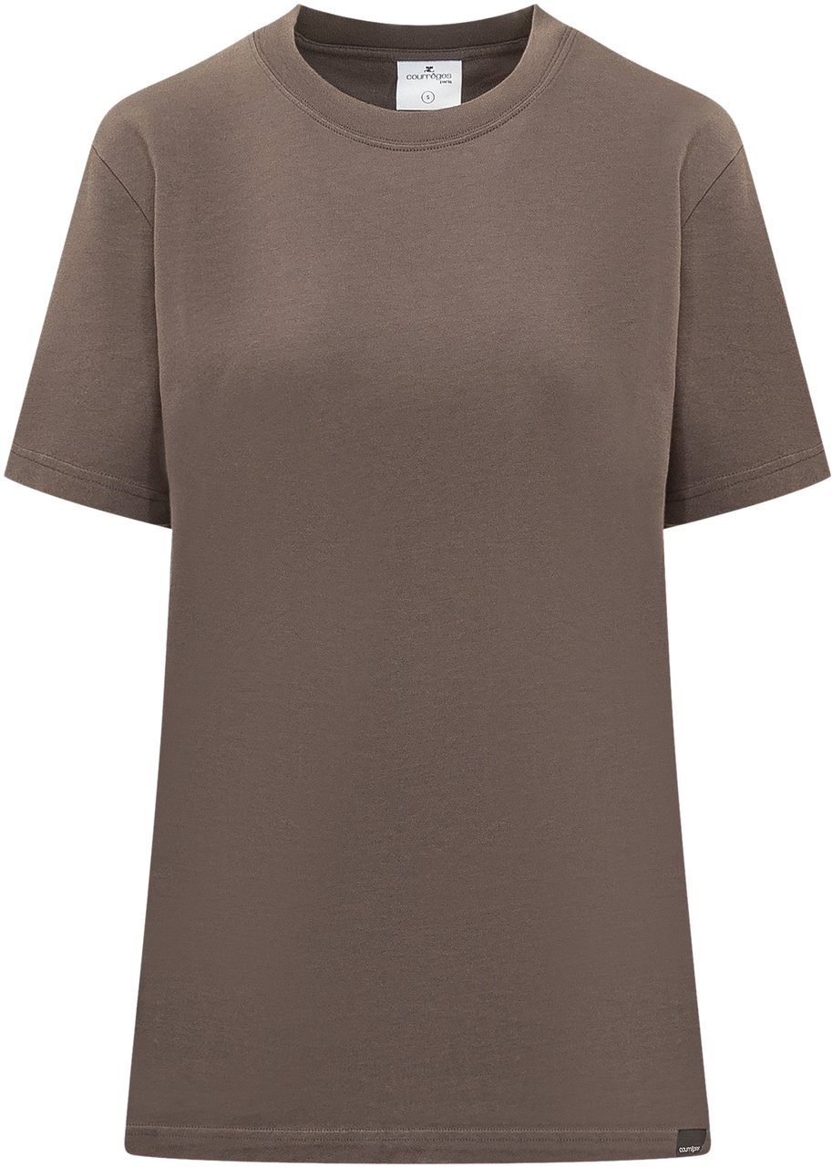 COURREGES T-Shirt con Logo Bruin