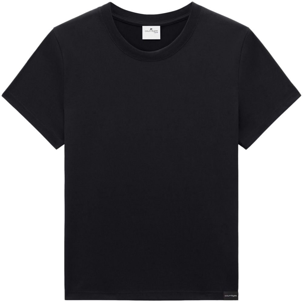 COURREGES T-Shirts And Polos Black Zwart