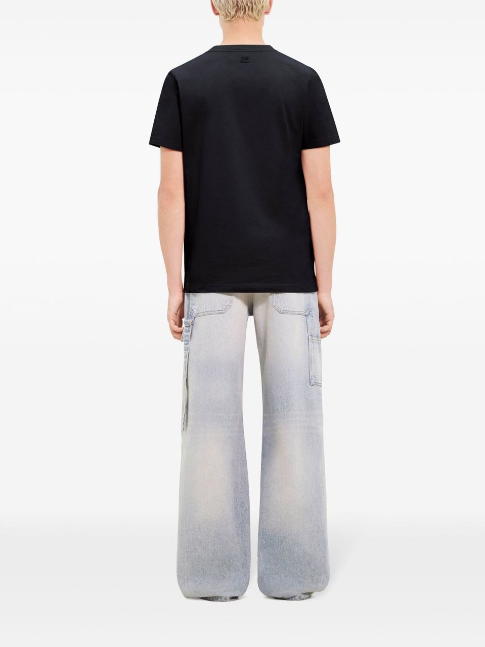 COURREGES T-Shirts And Polos Black Zwart
