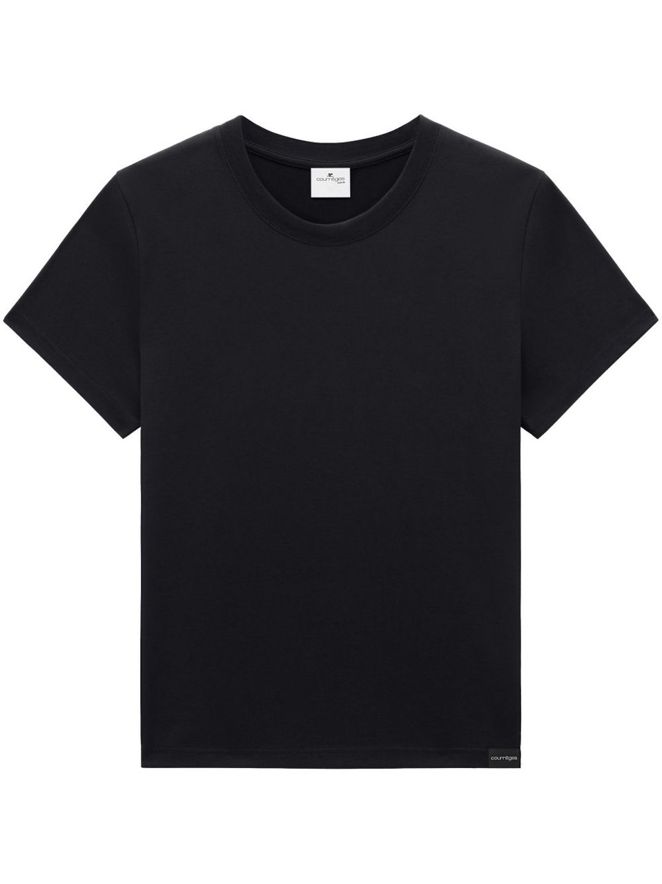 COURREGES T-Shirts And Polos Black Zwart