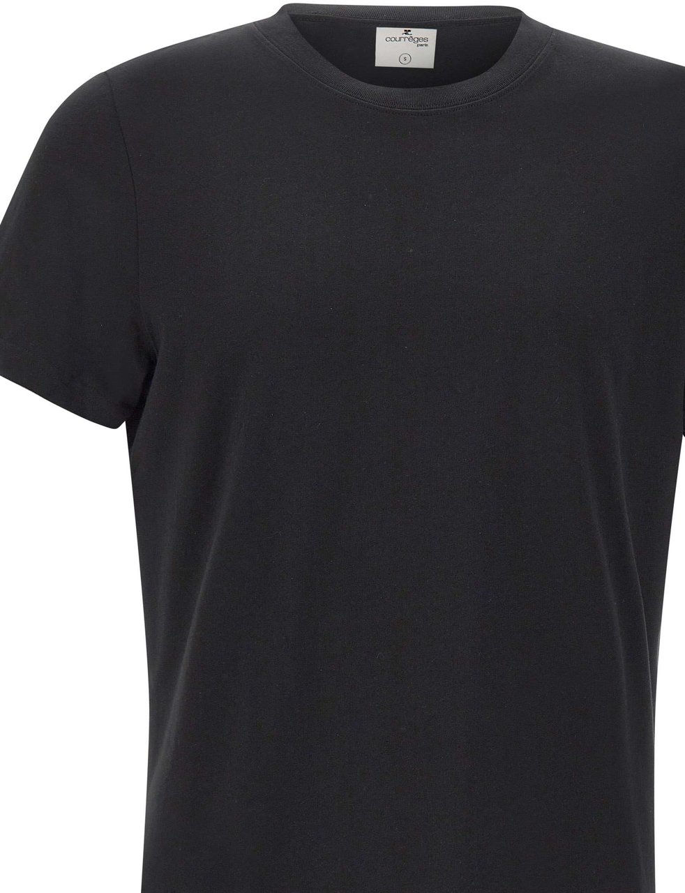 COURREGES T-Shirts And Polos Black Zwart