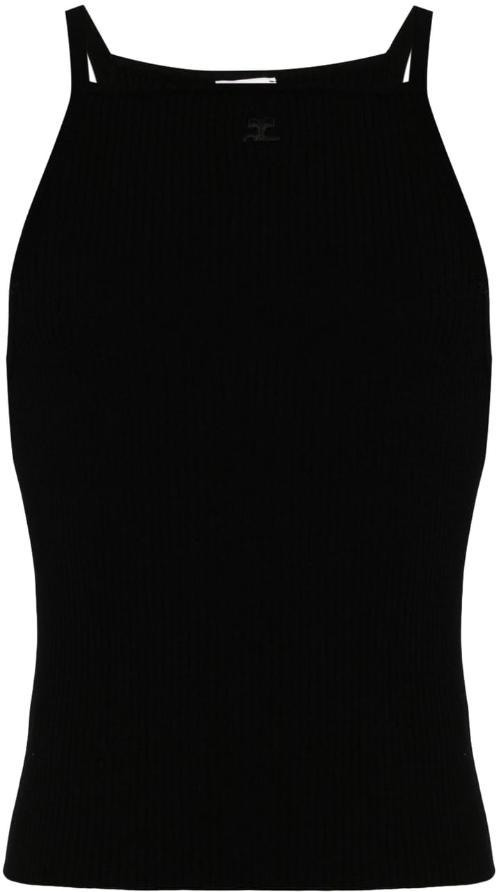 COURREGES T-Shirts And Polos Black Zwart